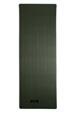 CloudCushion Vegan Suede Yoga Mat - Black 0.5” Thick -Quality Sport Wear 06