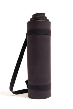 CloudCushion Vegan Suede Yoga Mat - Black 0.5” Thick -Quality Sport Wear 07