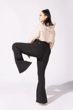 Crisscross Hourglass® Bell Bottom With Pockets - Black -Quality Sport Wear 11 OPF9450 Edit