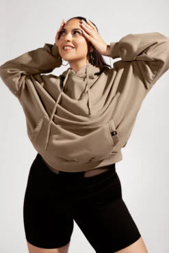 Pullover Cloud Hoodie - Milk Tea -Quality Sport Wear 2625 OPF0237 Edit