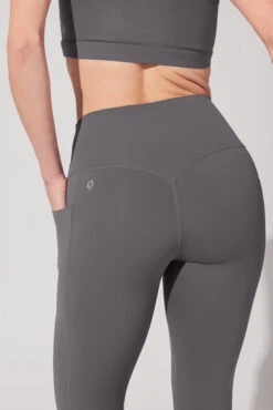 Supersculpt™ Leggings With Pockets (Pet Hair Resistant) - Slate -Quality Sport Wear 4.14.PopflexPhotoshoot0668 Edit