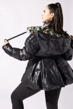 Pearl Peplum Puffer Jacket - Black 15 Pearl Peplum Puffer Jacket - Black -Quality Sport Wear 48 OPF0312