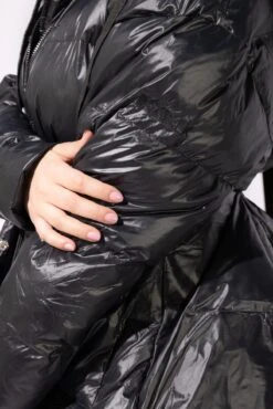 Pearl Peplum Puffer Jacket - Black 17 Pearl Peplum Puffer Jacket - Black -Quality Sport Wear 52 OPF0327