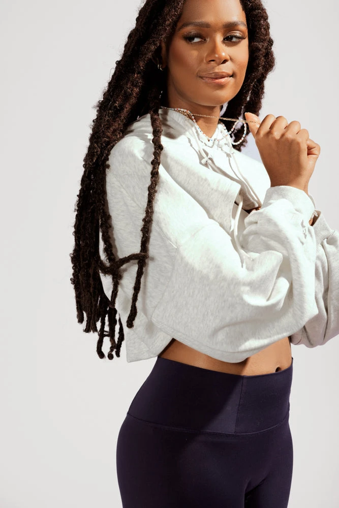 Cloud Shruggie - White Heather 6 Cloud Shruggie - White Heather - Image 6