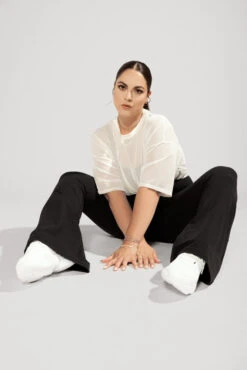 Supersculpt™ Flared Leggings With Pockets - Black -Quality Sport Wear 984 OPF8592 Edit