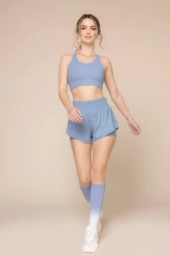 Ambition Bra - Blue Storm -Quality Sport Wear AmbitionBra A1009 Supershort BlueStorm 4012 Socks L1014 02163