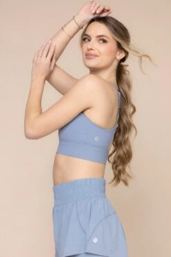 Ambition Bra - Blue Storm -Quality Sport Wear AmbitionBra A1009 Supershort BlueStorm 4012 Socks L1014 02195