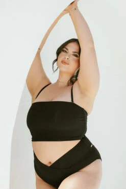 Sandbar Strapless Top - Black Rib -Quality Sport Wear ArleneOutfit4 43631 Edit 3e00cf39 80fe 48a9 b791 bfbde10b9edc