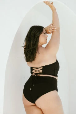 Sandbar Strapless Top - Black Rib -Quality Sport Wear ArleneOutfit4 43676 Edit af4fb5cd b0ad 4e82 8146 ab2897bc0730