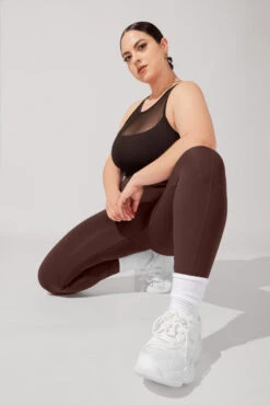 Cargo Leggings With Pockets (Pet Hair Resistant) - French Roast -Quality Sport Wear ArleneOutfit5 0954 Edit ac1b867e d478 4e9c 8048 b61d7a017dcc