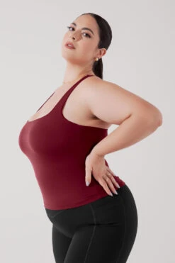 Audrey Tank - Crimson -Quality Sport Wear AudreyTank Crimson B1028 0838 Edit b1decd08 54d4 422d a93a 37d1aee84b4a