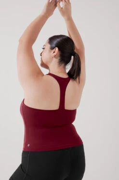 Audrey Tank - Crimson -Quality Sport Wear AudreyTank Crimson B1028 0841 Edit 0724a009 f3b1 4cd9 8648 f287bcf8a8ed