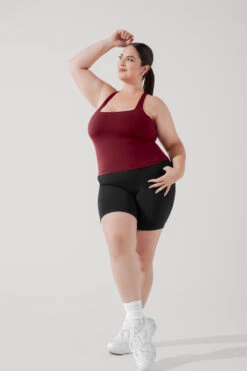 Audrey Tank - Crimson -Quality Sport Wear AudreyTank Crimson B1028 0856 Edit 83d856c1 8aff 4842 af39 8891d0548661