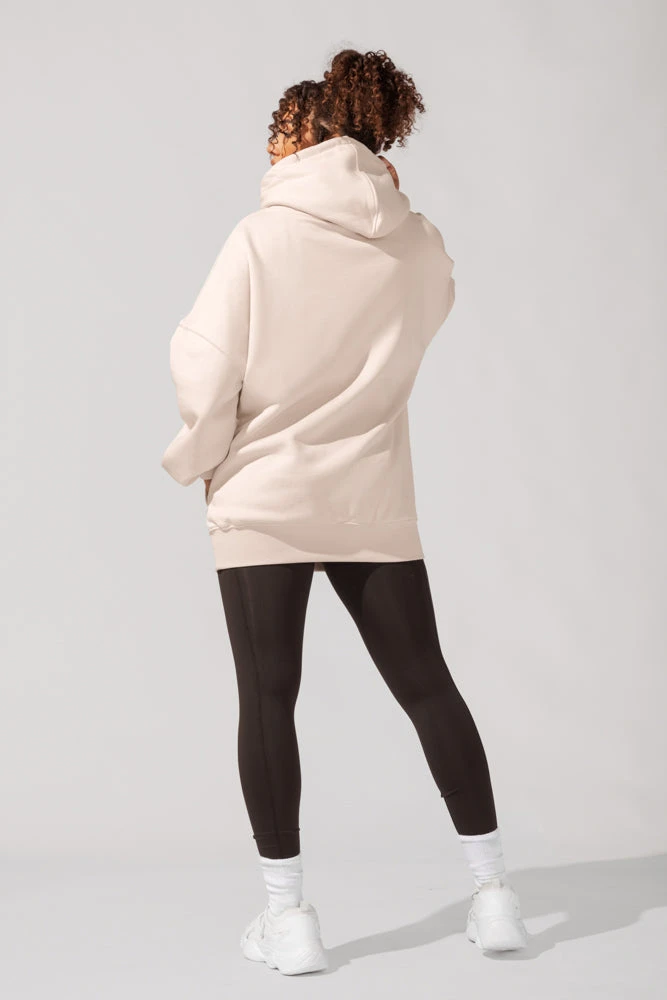 Long Cloud Hoodie - Blushing Beige 6 Long Cloud Hoodie - Blushing Beige - Image 6