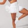 Pirouette Tiered Skort - Cool White