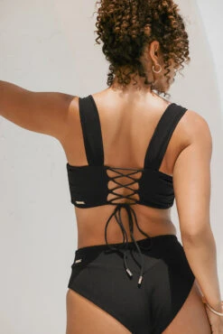 Boardwalk Bombshell Bikini Top - Black Rib -Quality Sport Wear AysiaOutfit2 43418 Edit 1ebfc05e 6d25 4c72 90d2 ef2a0d004775