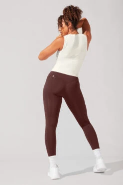 Peekaboo Crew Tank - Coconut Cream -Quality Sport Wear AysiaOutfit8 38599 Edit