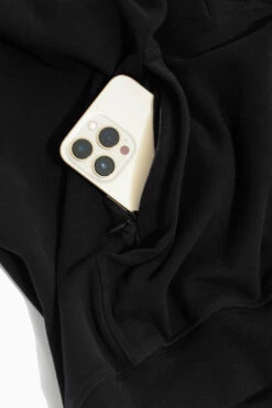 Ooey Gooey Half Zip Sweater - Black 21 Ooey Gooey Half Zip Sweater - Black -Quality Sport Wear BF PF OoeyGooey Half Zip Hidden Pocket Black