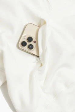 Ooey Gooey Half Zip Sweater - Almond Milk -Quality Sport Wear BF PF OoeyGooey Half Zip Hidden Pocket Cream