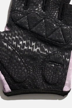 Luxe Mesh Training Gloves - Dusty Mauve Florals -Quality Sport Wear BF PF Pink Floral Mesh Gloves Grip Detail Edit