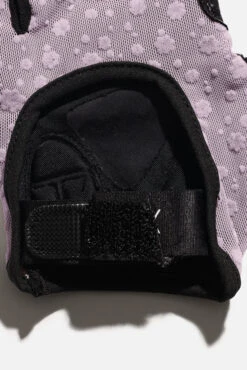 Luxe Mesh Training Gloves - Dusty Mauve Florals -Quality Sport Wear BF PF Pink Floral Mesh Gloves Velcro Detail Edit