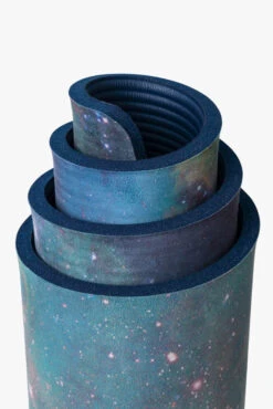 CloudCushion Vegan Suede Yoga Mat - Cool Cosmos 0.5" Thick -Quality Sport Wear BF Popflex Galaxy Mat Extra Thick Detail Edit 7813cdbc 0084 4d34 81f6 6dd4e370f599