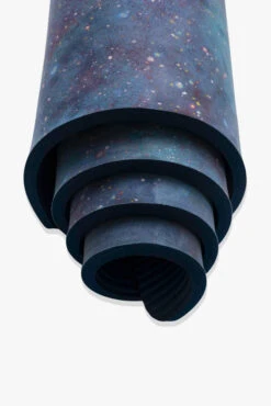 CloudCushion Vegan Suede Yoga Mat - Cool Cosmos 0.5" Thick -Quality Sport Wear BF Popflex Galaxy Mat Extra Thick Rolled Detail Edit 6020a0f6 9c57 484e 92f4 2969810c1e02