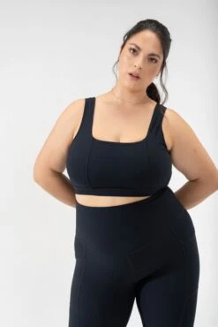 Corset Bra - Black -Quality Sport Wear Basics 371