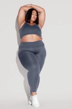 Supersculpt™ Seamless Leggings - Vintage Indigo -Quality Sport Wear BeMySweetheartCropTop SSLeggings vintageindigo 1153 Edit