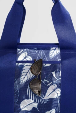 Big Beach Carryall Bag - Blue Palm -Quality Sport Wear BeachBags03510 Edit 1