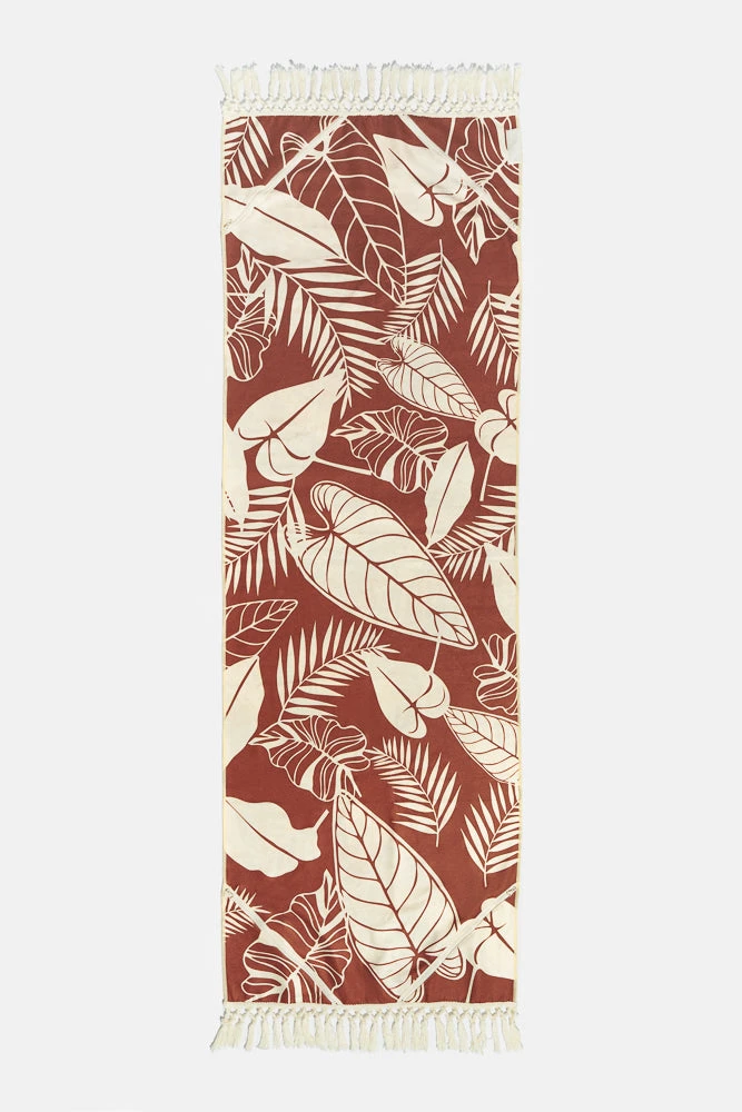 Sand To Studio Towel - Blue Palm And Castaño Palm 3 Sand To Studio Towel - Blue Palm And Castaño Palm - Image 3