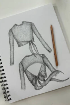 Bow Back Long Sleeve - Dark Navy -Quality Sport Wear BowBackLongSleevesketchpopflex 1 5ec93d0a 2854 4985 988e 5996377ff2f7