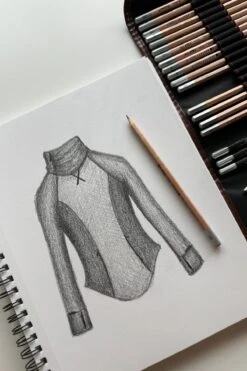 Chasing Pavements Mockneck Pullover - Black -Quality Sport Wear ChasingPavementsSketchPopflex