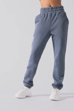 Cloud Rollover Sweatpant - Denim Blue -Quality Sport Wear Cloud Sweatpants Denim Blue 3033 0042