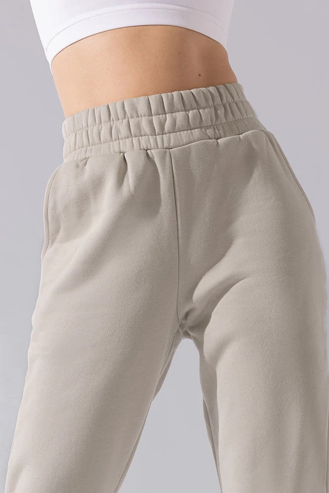 Cloud Rollover Sweatpant - Seashell 4 Cloud Rollover Sweatpant - Seashell - Image 4
