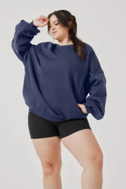 Cloud Crewneck Sweater - Academic Navy -Quality Sport Wear CloudCrewSweater AcademicNavy E1015 4087 Edit