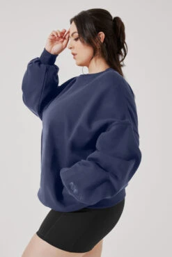 Cloud Crewneck Sweater - Academic Navy -Quality Sport Wear CloudCrewSweater AcademicNavy E1015 4100 Edit