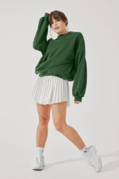Cloud Crewneck Sweater - Fern Green -Quality Sport Wear CloudCrewSweater FernGreen E1015 4283 Edit Edit