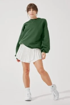 Cloud Crewneck Sweater - Fern Green -Quality Sport Wear CloudCrewSweater FernGreen E1015 4301 Edit Edit