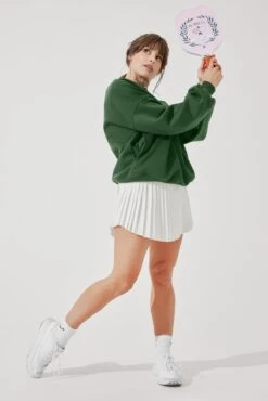 Cloud Crewneck Sweater - Fern Green -Quality Sport Wear CloudCrewSweater FernGreen E1015 4308 Edit Edit