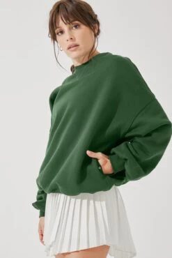 Cloud Crewneck Sweater - Fern Green -Quality Sport Wear CloudCrewSweater FernGreen E1015 4328 Edit Edit