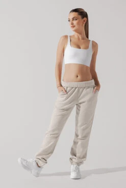 Cloud Rollover Sweatpant - Seashell 10 Cloud Rollover Sweatpant - Seashell -Quality Sport Wear CloudSweatpants Seashell 3033 0056 Edit