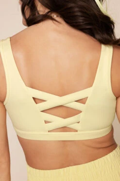 Corset Bra - Buttercream -Quality Sport Wear CorsetBra 1021 Supershort FrenchButtercream 4012 00135 Edit