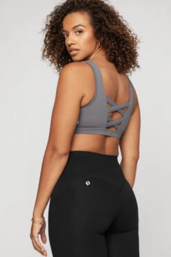 Corset Bra - Slate -Quality Sport Wear CorsetBra Slate 1021 02860 Edit