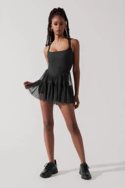 Corset Pirouette Dress - Black -Quality Sport Wear CorsetPirouetteDress Black F1000 0026 Edit