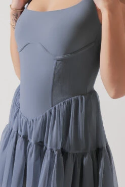 Corset Pirouette Dress - Blue Mist -Quality Sport Wear CorsetPirouetteDress BlueMist F1000 0201 Edit