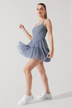 Corset Pirouette Dress - Blue Mist -Quality Sport Wear CorsetPirouetteDress BlueMist F1000 0240 Edit