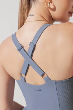 Corset Pirouette Dress - Blue Mist -Quality Sport Wear CorsetPirouetteDress BlueMist F1000 0276 Edit