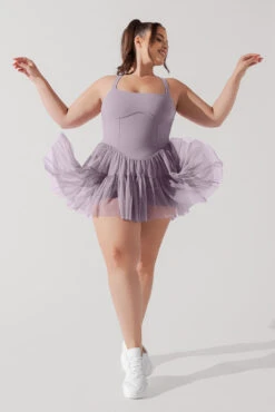 Corset Pirouette Dress - Dusty Mauve