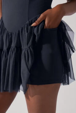 Corset Pirouette Dress - Smoky Navy -Quality Sport Wear CorsetPirouetteDress SmokyNavy F1000 0077 Edit